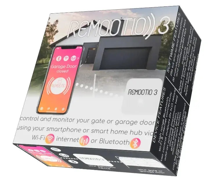 Remootio 3 smart gate controller box with Wi-Fi & Bluetooth for remote access via smartphone