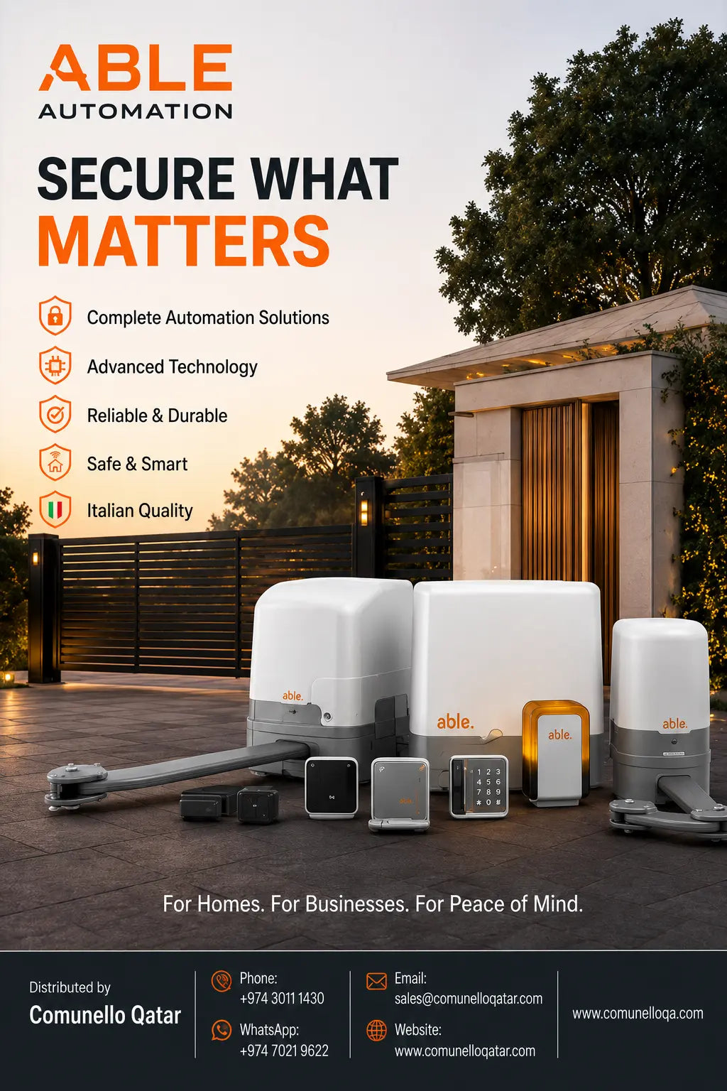 The Ultimate Guide to Automatic Gates: Types, Benefits Comunello Qatar