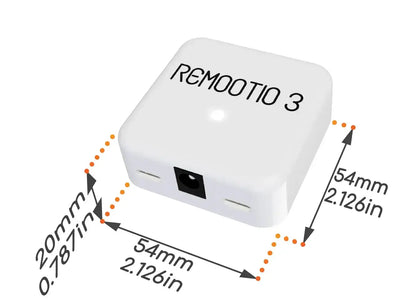 Remootio 3 smart gate controller with compact 54mm dimensions for automated swing or sliding gates in Qatar