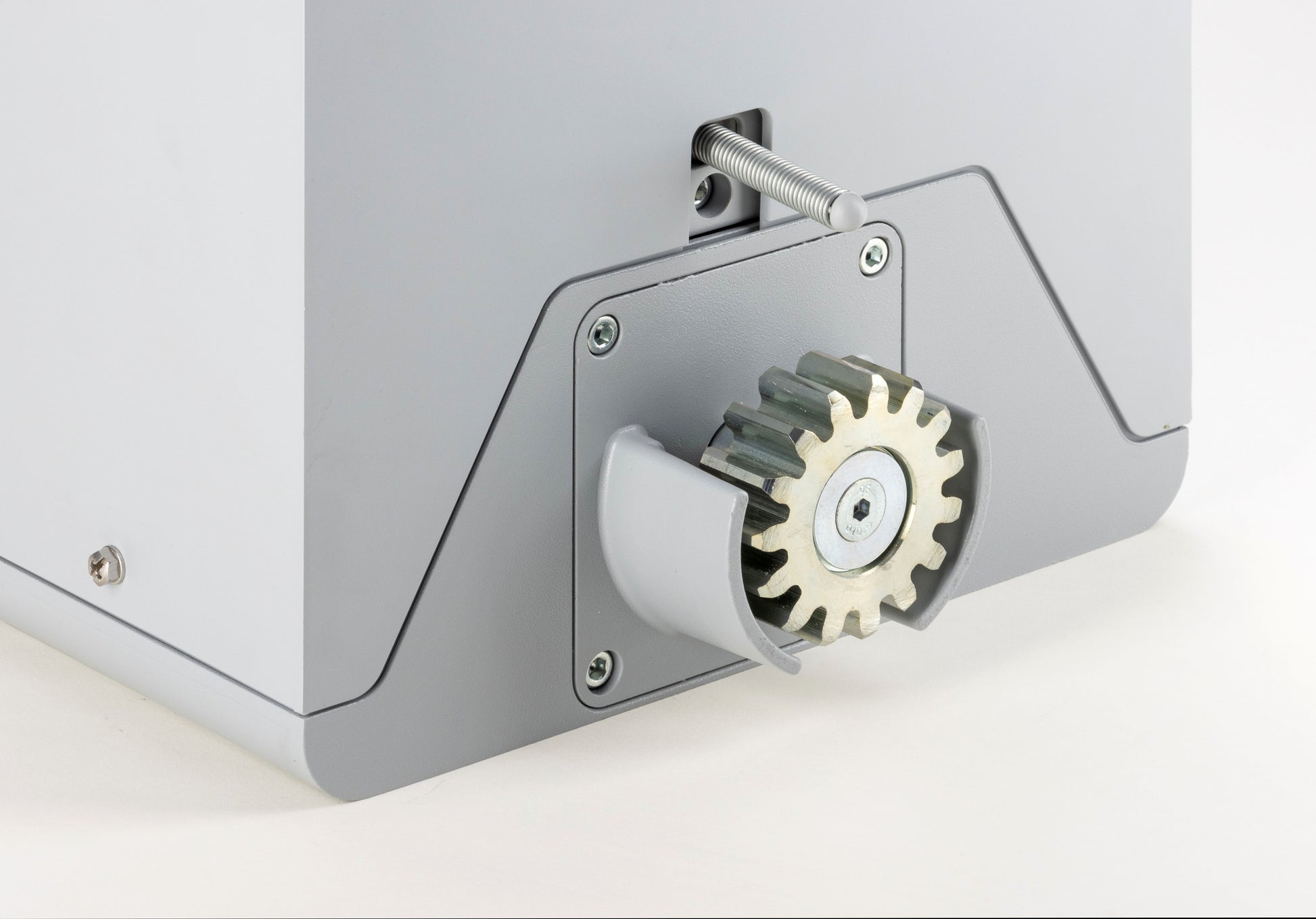 Comunello Fort 1500kg sliding gate motor, Italian-made, featuring built-in receiver and obstacle detection.