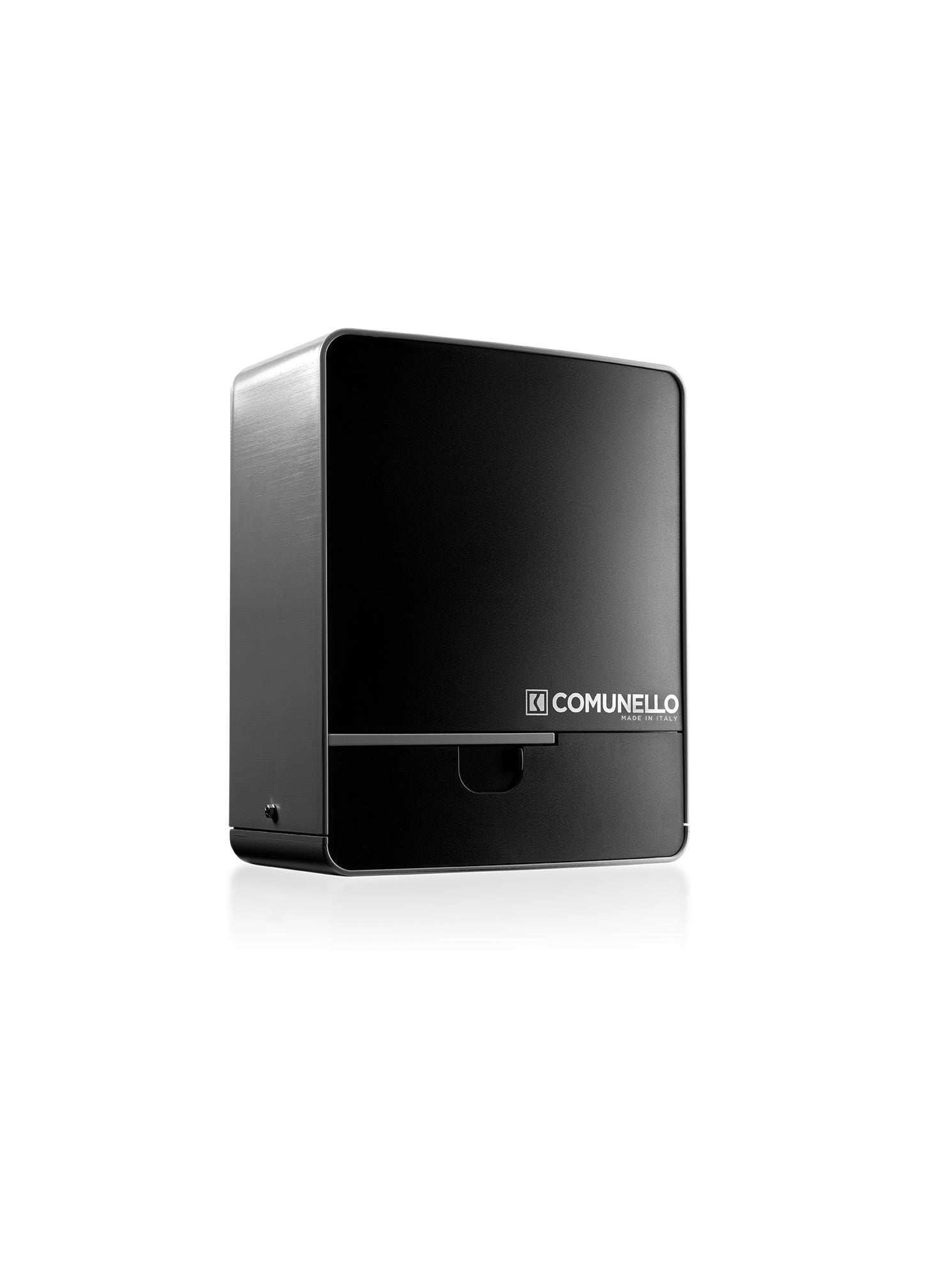 Comunello Fort 1500kg sliding gate motor, black finish, made in Italy.