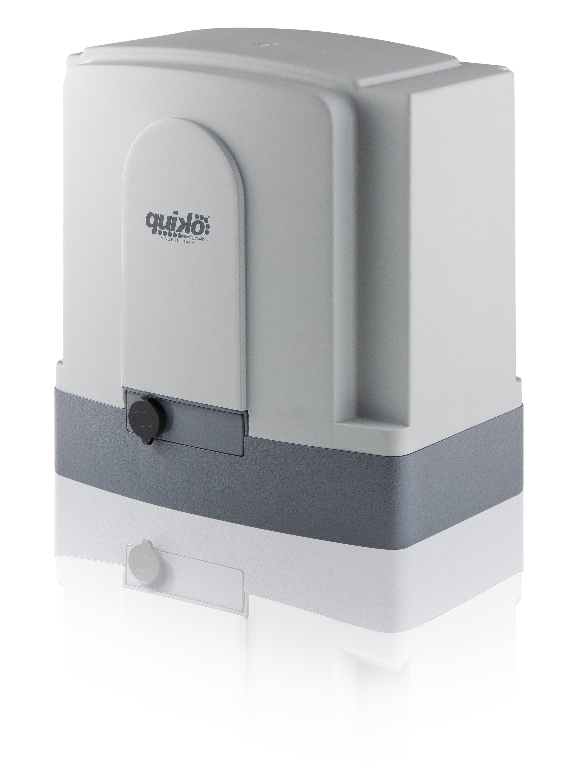 Quiko Moovy 2000Kg 230v heavyduty sliding gate motor in gray, ideal for industrial use.