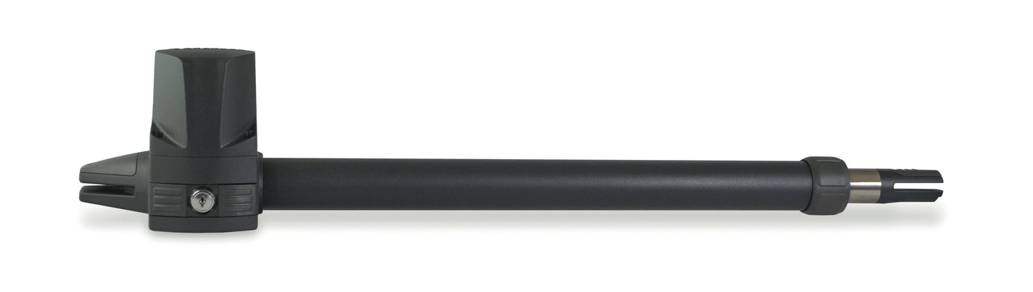 Proteco Electromechanical telescopic operator with release system for swing gates.